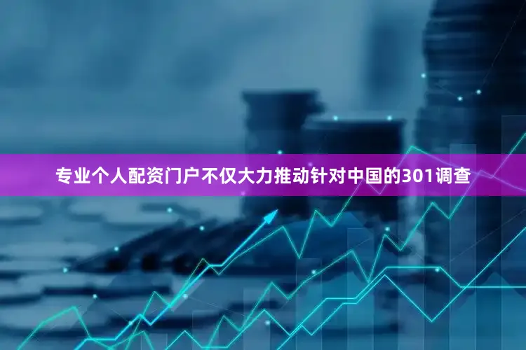 专业个人配资门户不仅大力推动针对中国的301调查