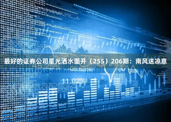 最好的证券公司星光洒水面开（255）　　206期：南风送凉意
